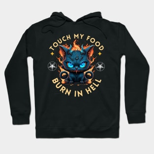 Angry Demonic Cat Food Hoodie